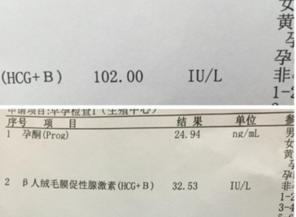 怀孕初期孕酮检查报告