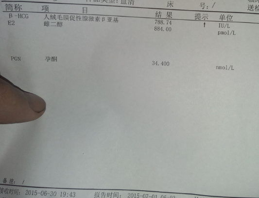 宫外孕HCG增长慢